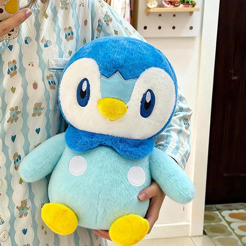 30/80cm Piplup Large Plush Toys Anime Doll Cute Giant Pokémon Penguin Cartoon Stuffed Plushie Pillow Gift for Kid Xmas