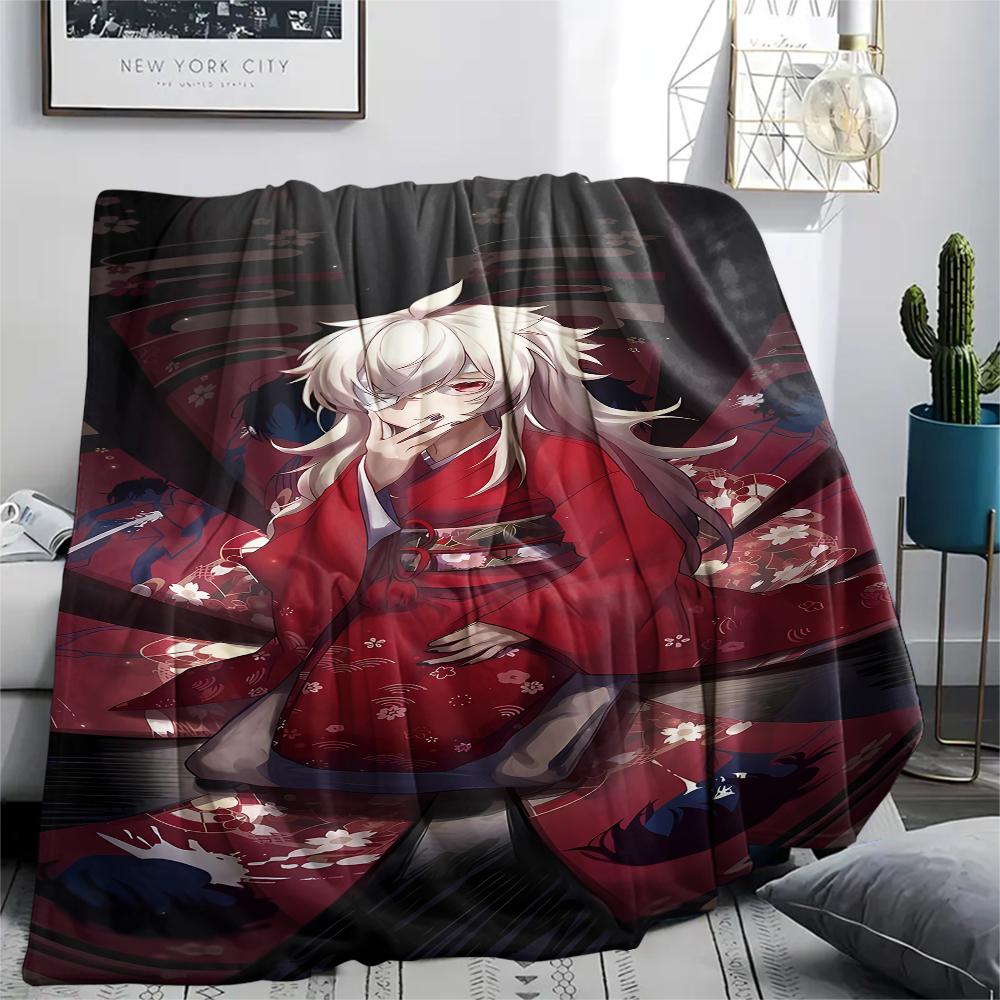 1PC Summer time Rendering Print Flannel Blanket, High quality All Seasons, Home Decor, Warmth and Comfort, Perfect for Christmas Gifts