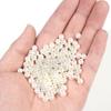 ABS High-Gloss Imitation Pearl Beads: Rice White, Pure White & Mixed Colors for DIY Clothing Accessories