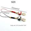 Decoración de Cuerda Lanyard Japonés Correas para Teléfono Correa para Llaves de Teléfono Gato de la Suerte Accesorios para Bolsos