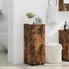 Bathroom Cabinet with Door Smoked Oak Finish 30 x 35 x 80 cm