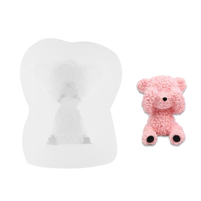 

Bear Shaped Fondant Mold Chocolate Moulds Baking Cake Molds Clay Moulds Silicone Soap Molds Gift for Hand-Making Lover 1