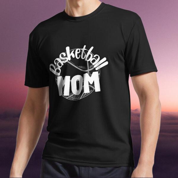 Basketball Mom Active Logo T-Shirt L