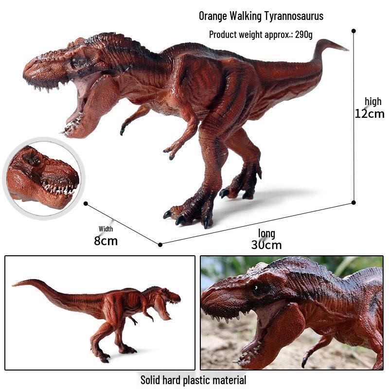 Children's Dinosaur Toy Set: King Kong, Tyrannosaurus Rex, Aurochs, Pachycephalosaurus, Spinosaurus, Therizinosaurus Model.