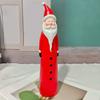 Christmas Santa Claus Figurine Hand-painted Cartoon Snowman Resin Statue Sculpture Holiday Party Home Office Desktop Decoration