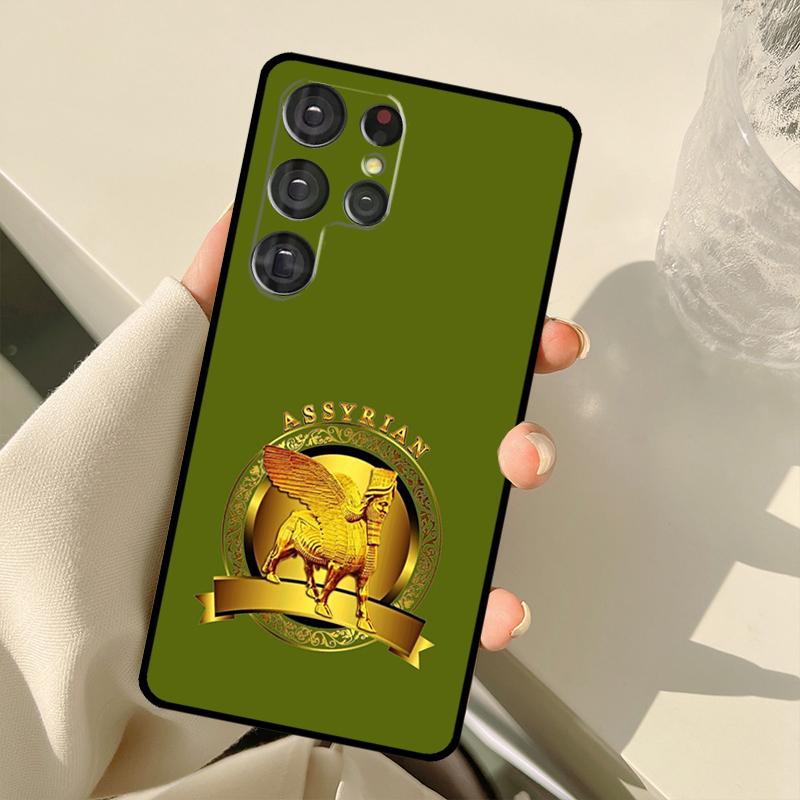 

Lamassu Assyrian Winged Bull Case For Samsung Galaxy S23 Ultra S21 S22 S24 S25 Ultra S9 S10 Plus S25 FE S20 FE Back Cover Galaxy S20Ultra