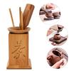 Six Sets Of Natural Bamboo Tea Ceremony Trumpet New Kung Fu Tea Set Accessories