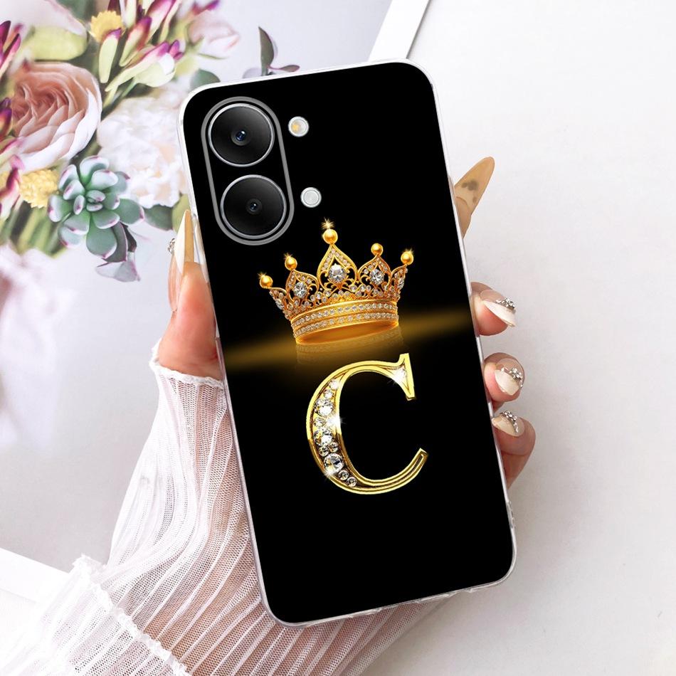 For Xiaomi Redmi Turbo 5 Max 2026 Fashion Crown Letter Phone Case For Redmi Turbo5 Turbo 5Max Soft Silicone TPU Cases