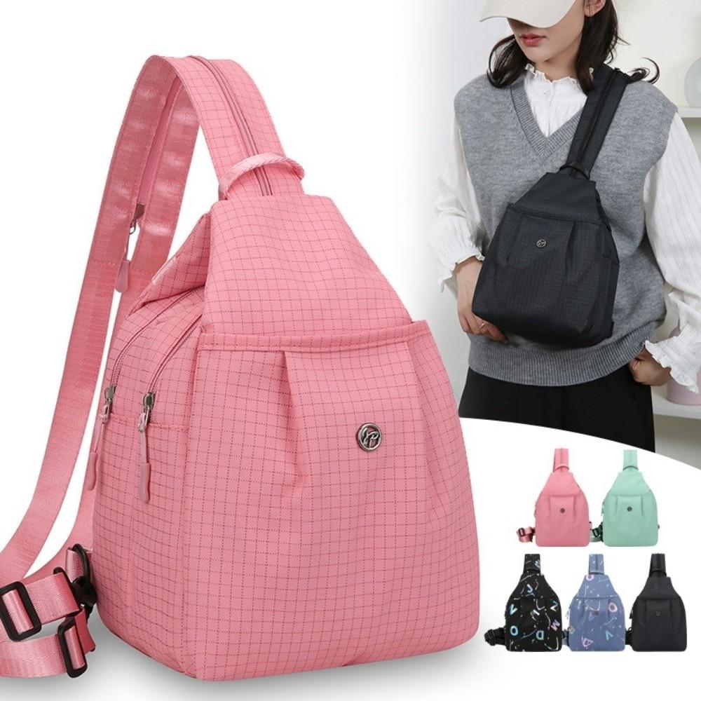 New Oxford Fabric Backpack Multi Layer Large Capacity Chest Bags Multi-purpose Waterproof Shoulder Bag Outdoor Hiking