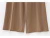 2025 Spring Women's Solid Color Belted Loose Wide-Leg Casual Long Pants