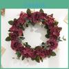 Autumn Artificial Peony Wreath With Silk Flowers For Holiday Door Wall Decor