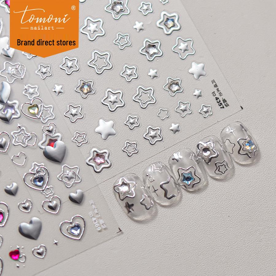 

Tomoni Sparkling Crystal Nail & Phone Case Stickers for Kids