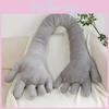 Nordic Creative Funny Blue Hand Shape Plush Pillow Gift For Girls And Boys