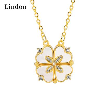 Lindon Women Necklace Pendant Copper Alloy Zircon For Women Wedding Party Fashion Gift