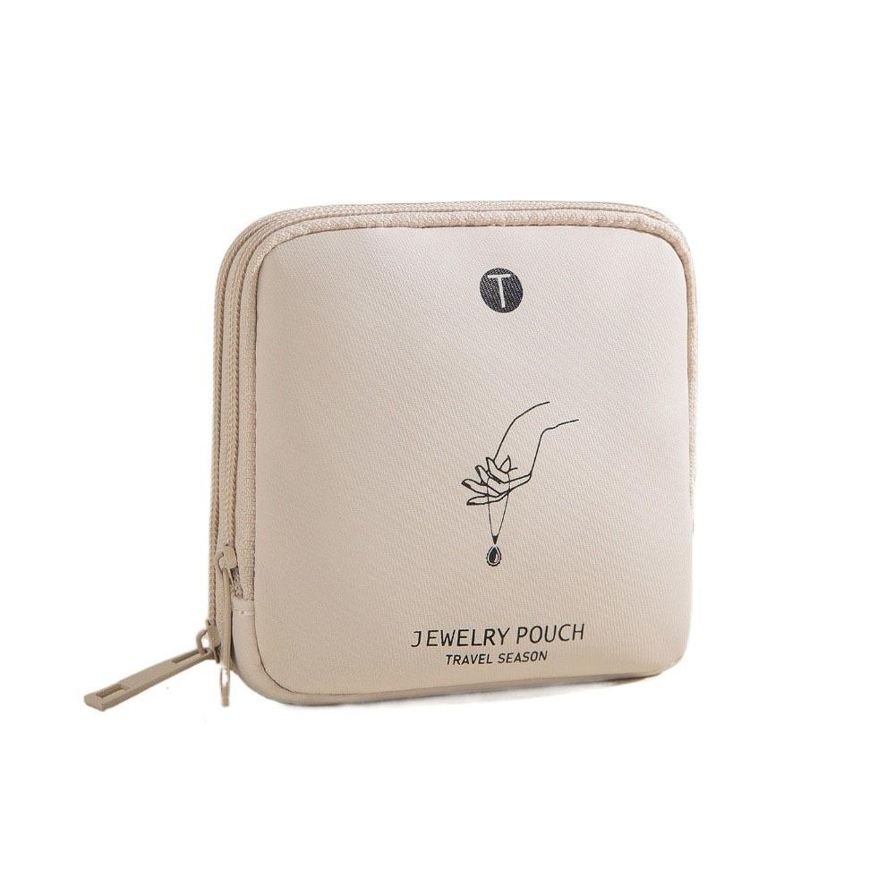 Multifunctional Zipper Jewelry Bag Multi-layer Jewelry Organizer Jewelry Storage Bag  Travel