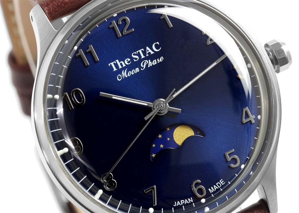 The STAC ST-MF001 Moon Phase 36mm Japan RetroWatch
