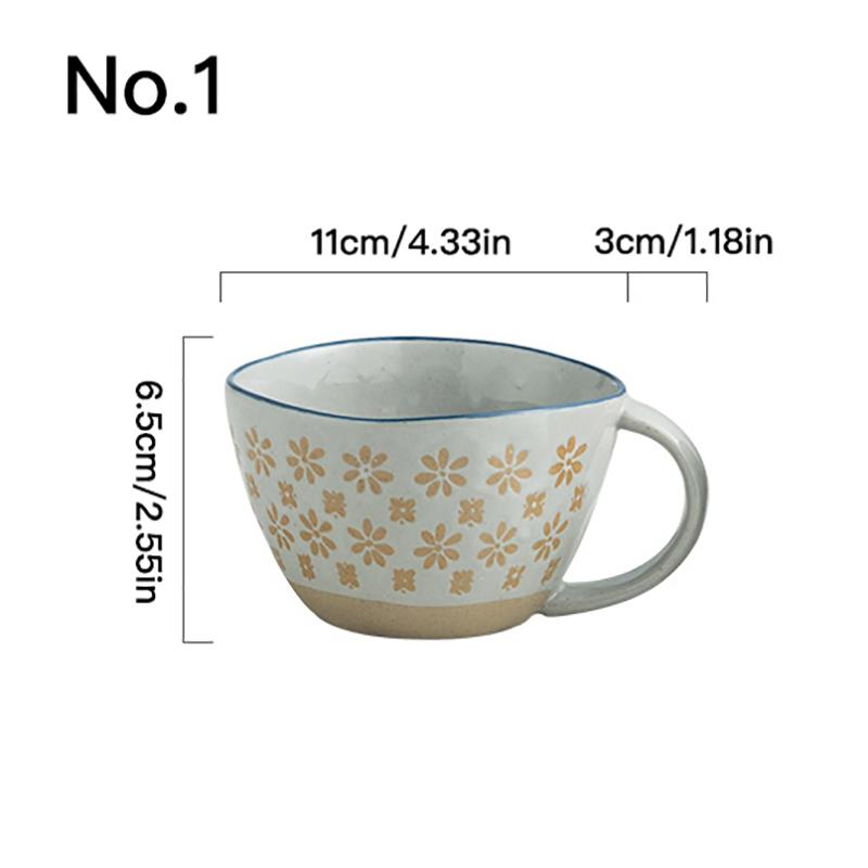 Vintage Keramiktasse, Keramik-Kaffeetasse, Milch-/Teetasse, Markentasse, Wasserglas, einzigartige Geschenke, Haushaltsbedarf