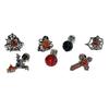Set of 7 Gothic Inspired Earring Set Intricate Dark Style Earring Set For Creative Expression And Bold Looks