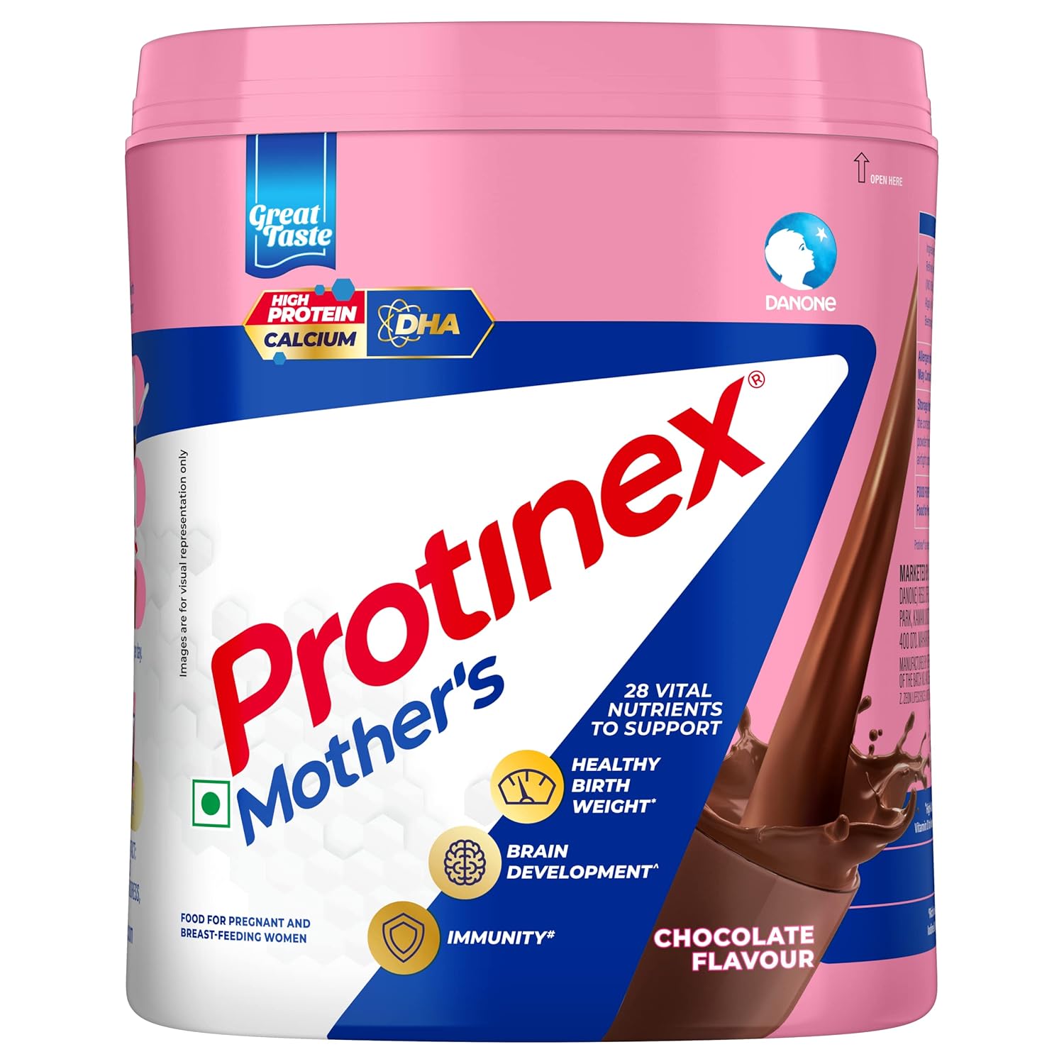 

Protinex Mother S Nutritional Mix Шоколадний смак 400 г банка Протеїновий порошок для вагітності та лактації