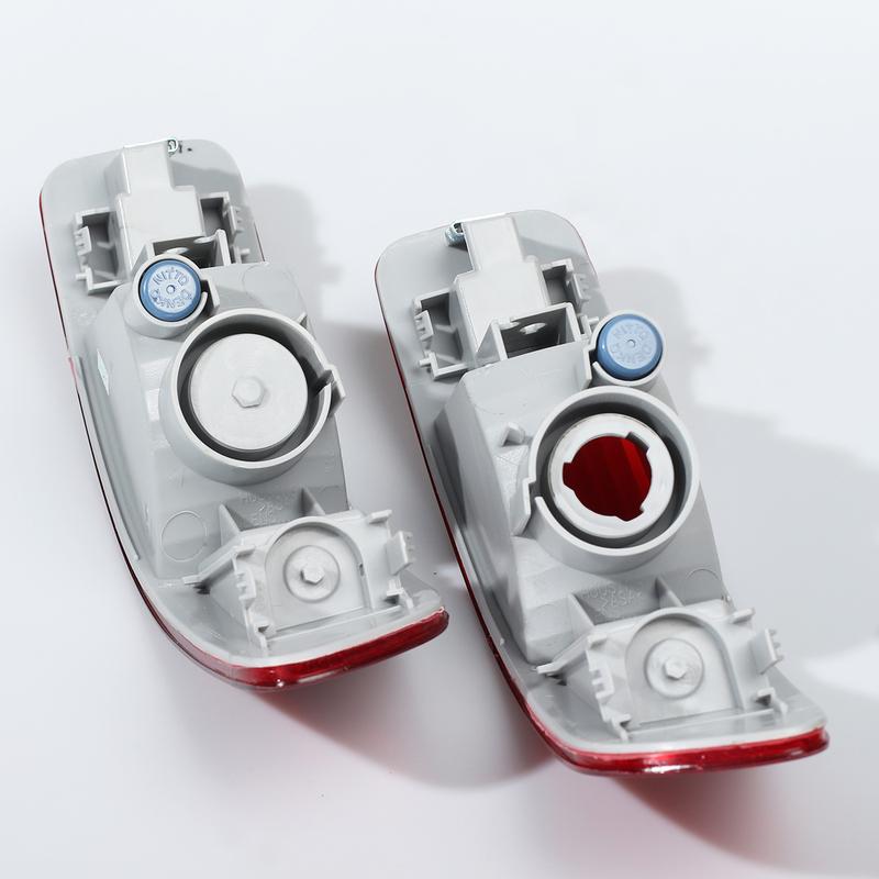 For Mitsubishi Outlander EX 2007 2008-2012 Rear Bumper Brake Light Cover Tail Warming Turn Signal Reflector Lamp Shell No Bulb