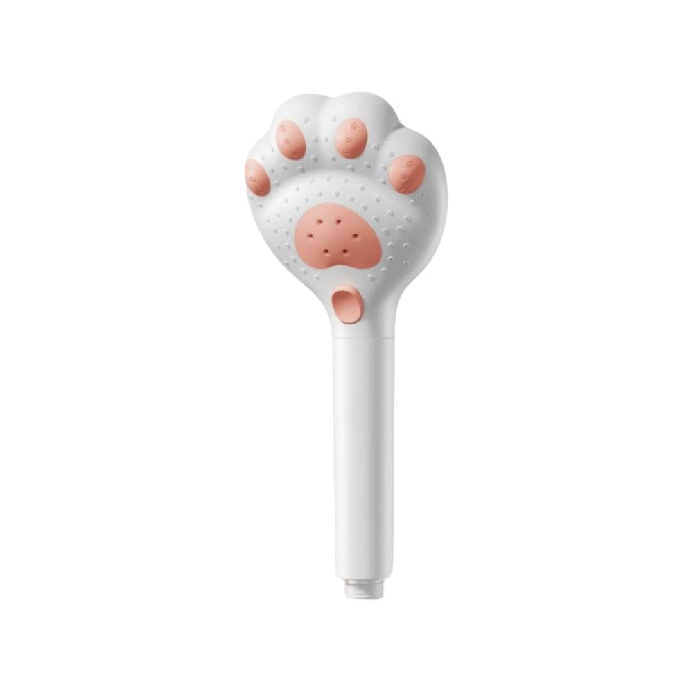 

Cat Paw Design High Pressure Shower 3 Modes Hand Shower Adjustable Shower Head Bathroom Use белый