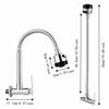 G1/2 Inch Thread Water Tap 360° Rotation Faucet Sprayer Head Modern Faucet  Kitchen Sink