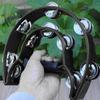 Hand Tambourine Bell Big Size Double Row Metal Jingles Percussion Instrument Bell Tambourine for Bar Entertainment