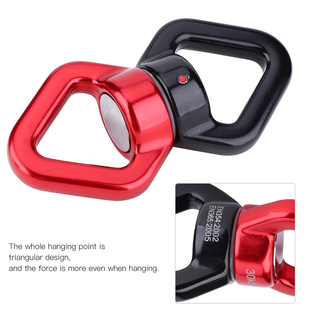 30KN Outdoor Rotational Device Safest Swing   Connector for Rock Climbing