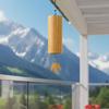 Bamboo Wind Chimes,C G F D Chord Windbell Chime Bells Gift For Music Lovers, Hanging Ornaments For Outdoors Courtyard