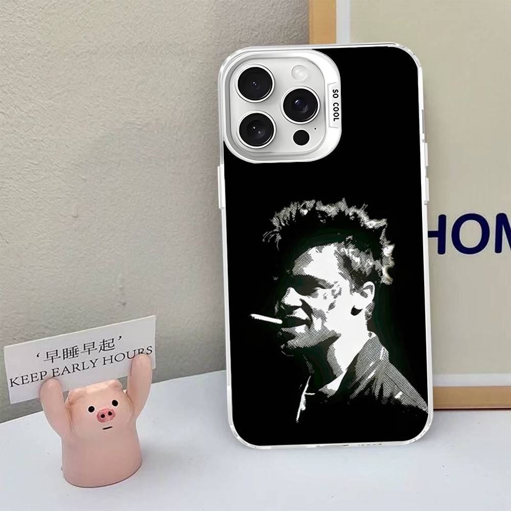 Classic Movie F-fight C-club Phone Case For IPhone 16 15 14 13 12 11 Pro Max X XR XSMAX 8 7 Plus Matte Shockproof Back Cover
