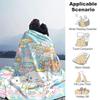 1pc Cinnamoroll Party Blanket, Seasonal Home Decorative Throw for Couch, or Car Seat Cover,Living Room, Travel, Camping, Car Blankets, Beach, Office N