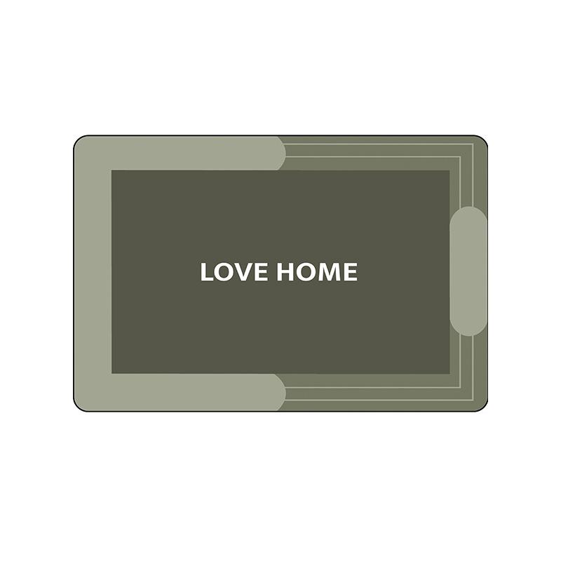Simple Bathroom Floor Mat Strong Absorbent Household Bathroom Entrance Mats Shower Room Quick-drying To Cut Foot Mats