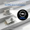 2pcs Led Car Door logo Welcome Light For Opel Corsa Insignia Vectra Zafira Meriva Mokka Grandland Vivaro Karl Rocks-e Astra New Energy