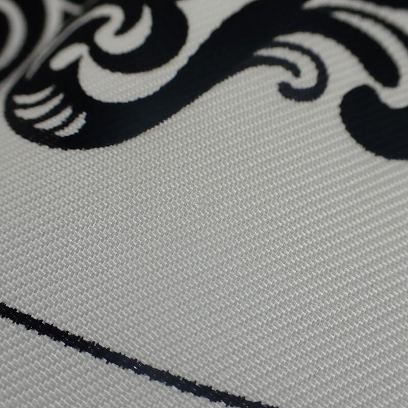 HERMES   scarf white/black silk Women