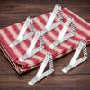 Tablecloth Clips Stainless Steel Table Cloth Holder Clip Windproof Table Cloth Fixed Clips for Picnics Marquees Graduation Party