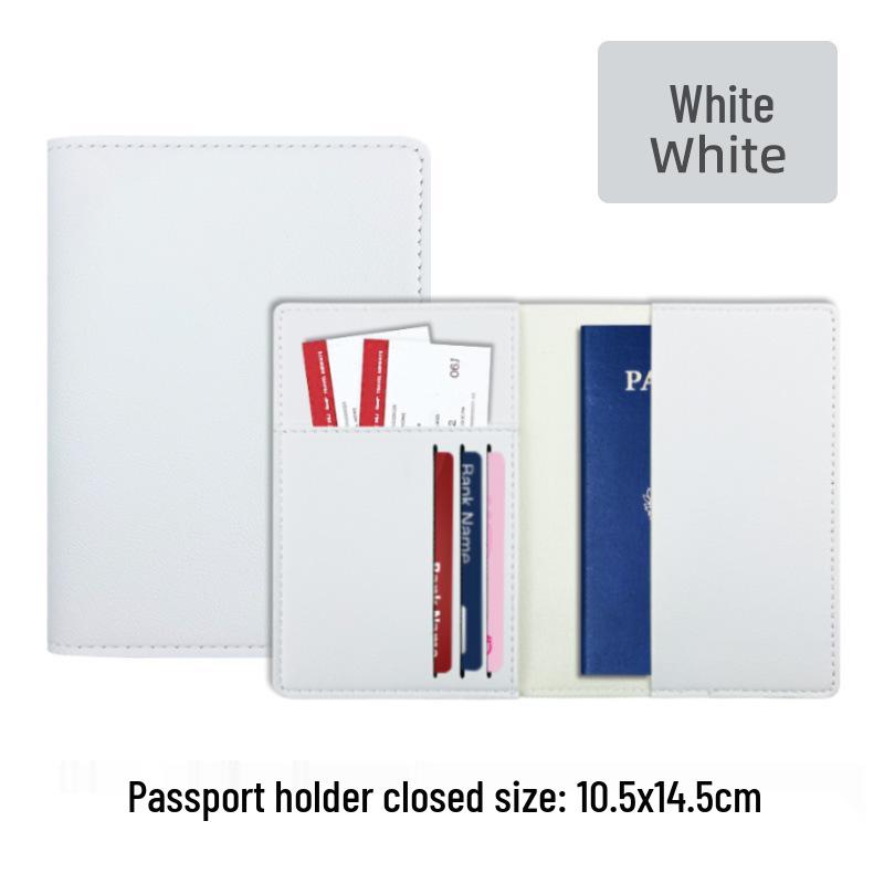 Multi-Card Slot Leather Passport Protection Book: PU Leather Multi-Functional Travel Passport Holder