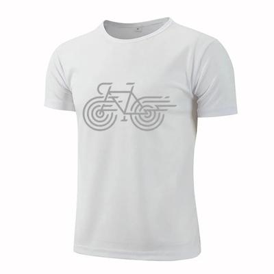 Interesting And Simple Bicycle Printed T-Shirt High Quality Casual Breathable Quick-Drying Men'S Joggingsports Short-Sleeved 4XL