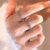 3pcs/set Y2k Styletrendy Open Rings Heart Finger Rings For Women Girls Kpop Sweet Cool Trendy Aesthetic Jewelry Gifts Jewelry