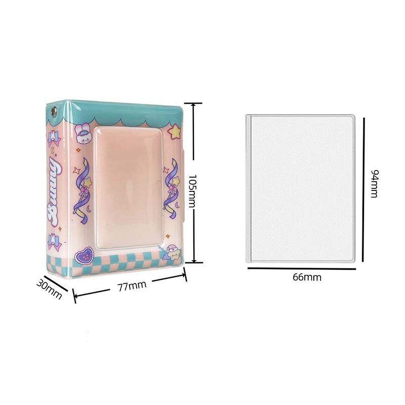 Lista Sympatii Zdjęcie Mały Portfelik na Karty Mini Album 3-3.5 Album Celebryty Książka na Karty Odpowiedni Do Przechowywania Małych Kart Celebrytów Anime