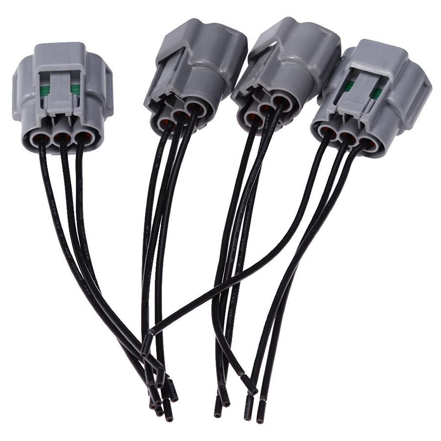 10Pcs Ignition Coil Pack Wiring Harness Connector Plug Harness For Nissan Altima Sentra New