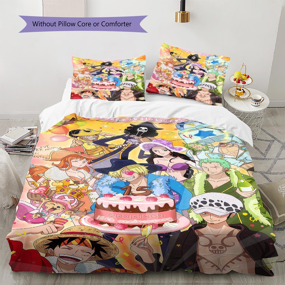 

High-quality 3PCS bedding set with dream-chasing spirit, skin-friendly, perfect for daily resting use THW 135x200cm