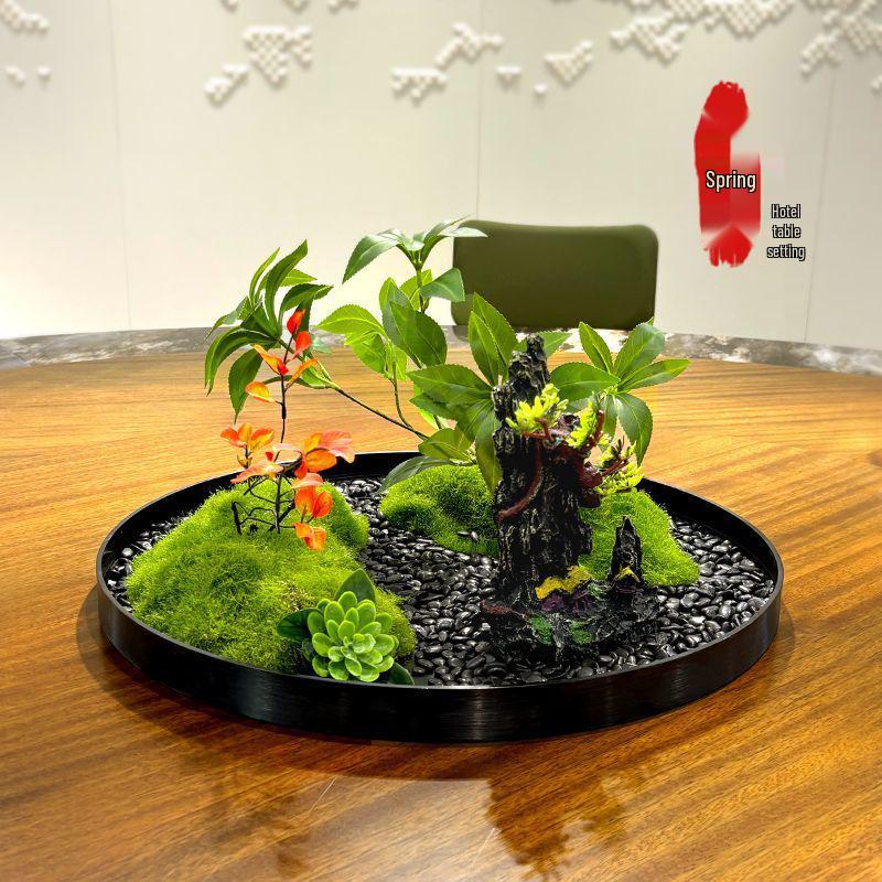 Neues chinesisches Tafelaufsatz: Kreatives künstliches Blumenlandschaftsornament