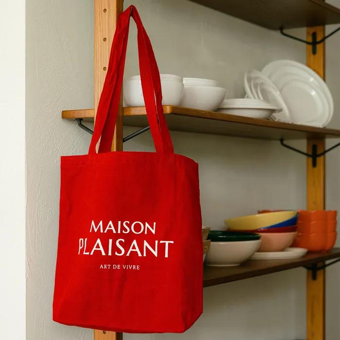 Maison Plejan Eco Bag Red L