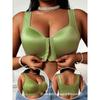 Large Front Breasted Smooth Vest Style Bra for Women, Sports Bra with Gathered and Gathered Accessory Breasts To Prevent Sagging and Wrap Around