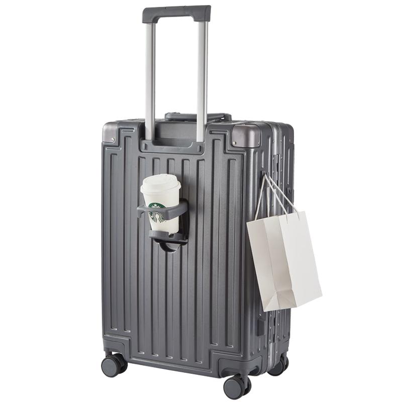 SOO Aluminum Frame Hardshell Spinner Luggage 20 inch
