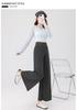 Maternity Spring/Summer Wide-Leg Pants - Non-Constricting, Stylish, Petite Straight-Leg for Pregnancy