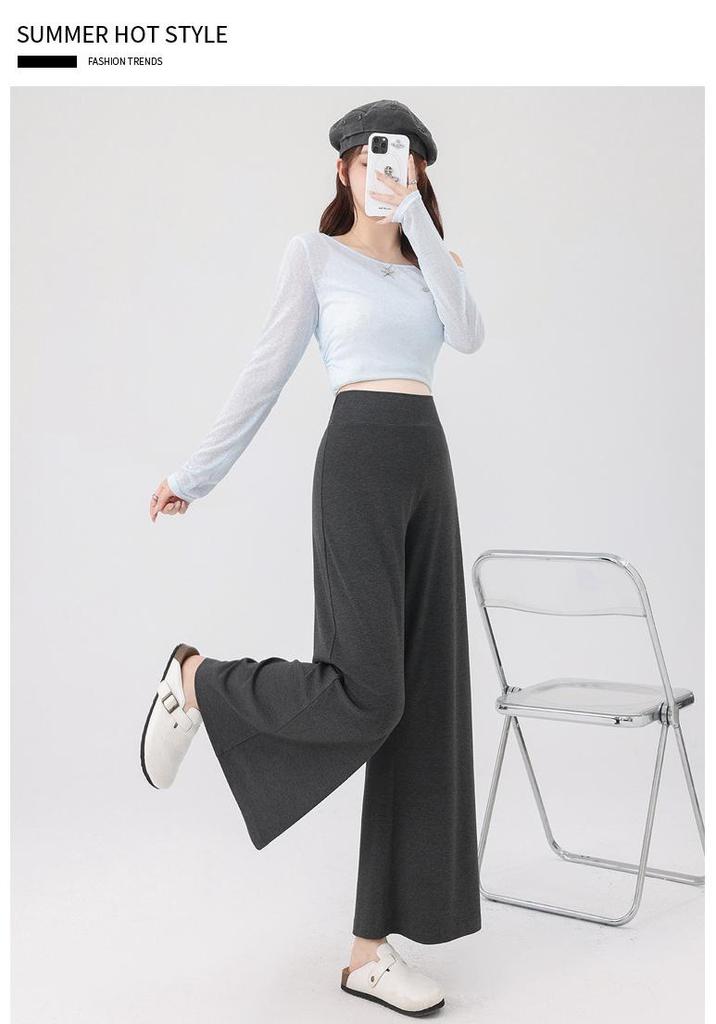 Maternity Spring/Summer Wide-Leg Pants - Non-Constricting, Stylish, Petite Straight-Leg for Pregnancy