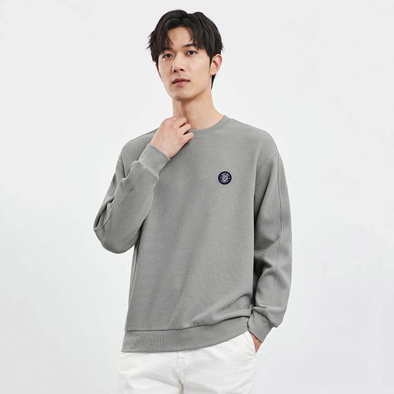 Septwolves Men s Autumn Long-Sleeve Loose Sweatshirt XL