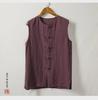 Men's Retro Style Loose Cotton & Linen Sleeveless Vest