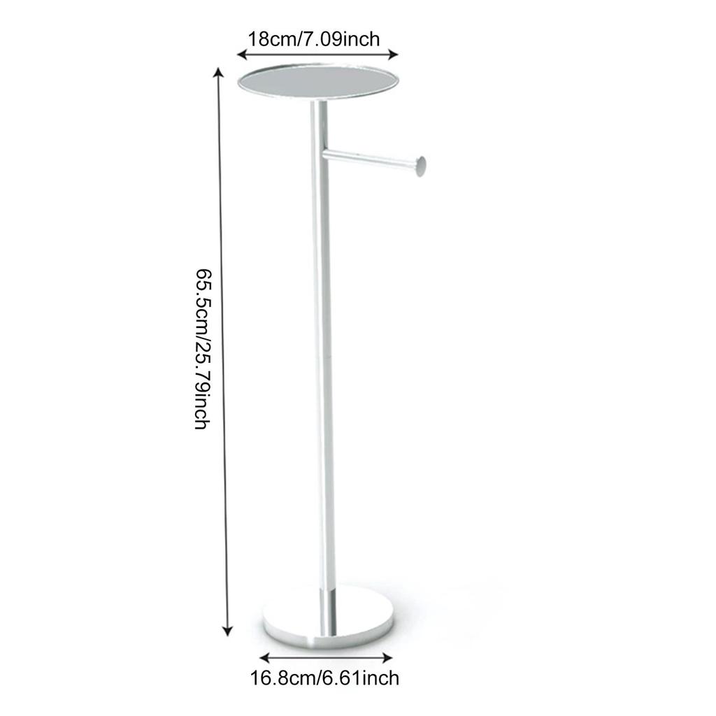 25.79 Inch Toilet Paper Holder Tissue Storage Dispenser Stand for Kitchen